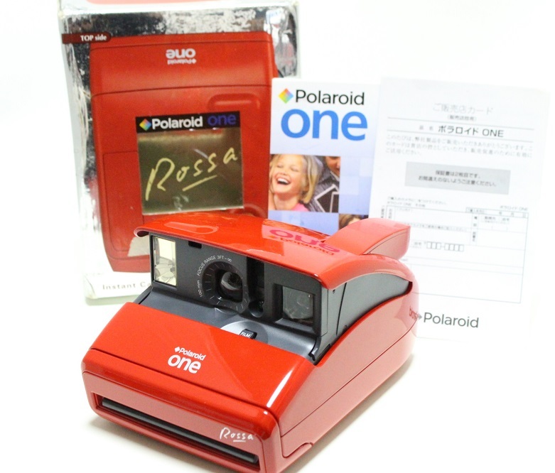 【動作品】 polaroid one Rossa ポラロイド ワン ロッサ 限定3000台 超希少