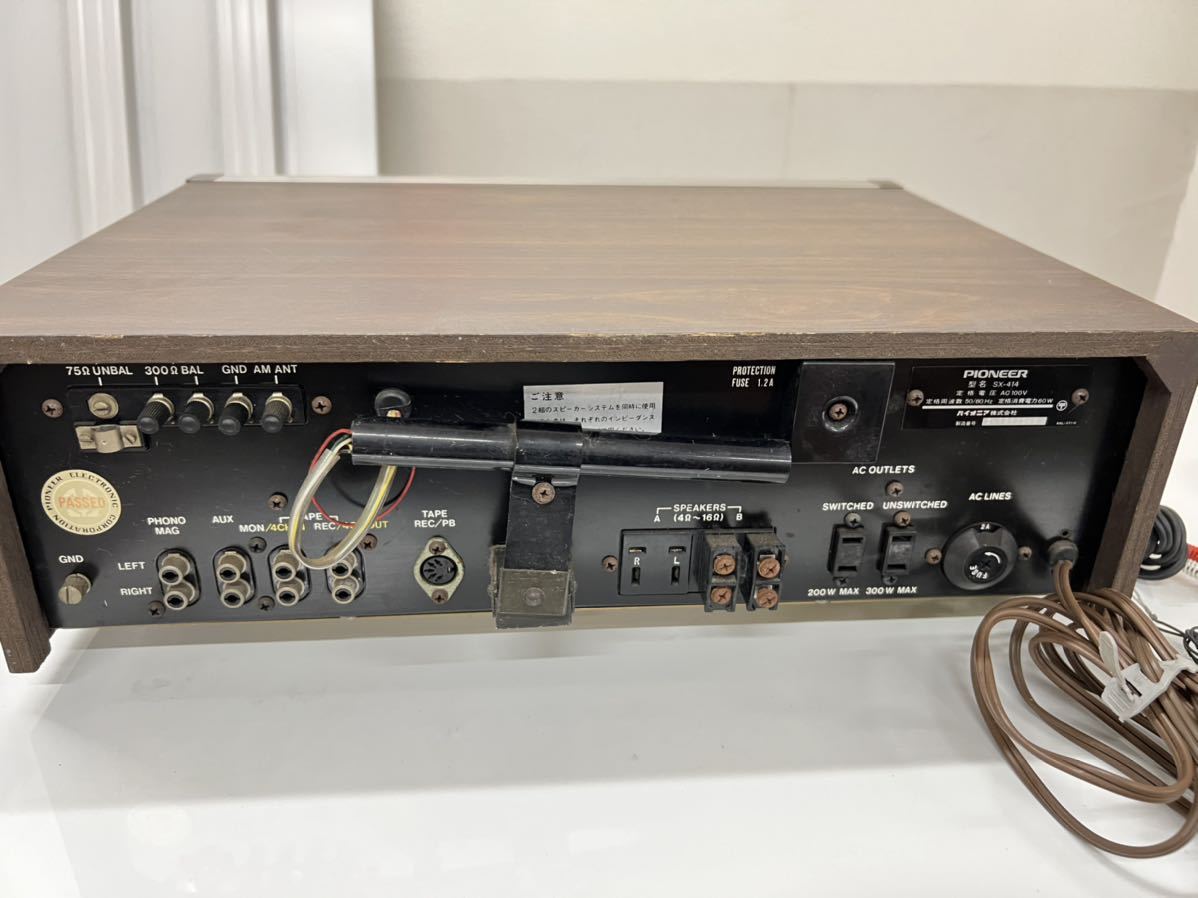ジャンク！ PIONEER パイオニア STEREO RECEIVER FM/AM ステレオ