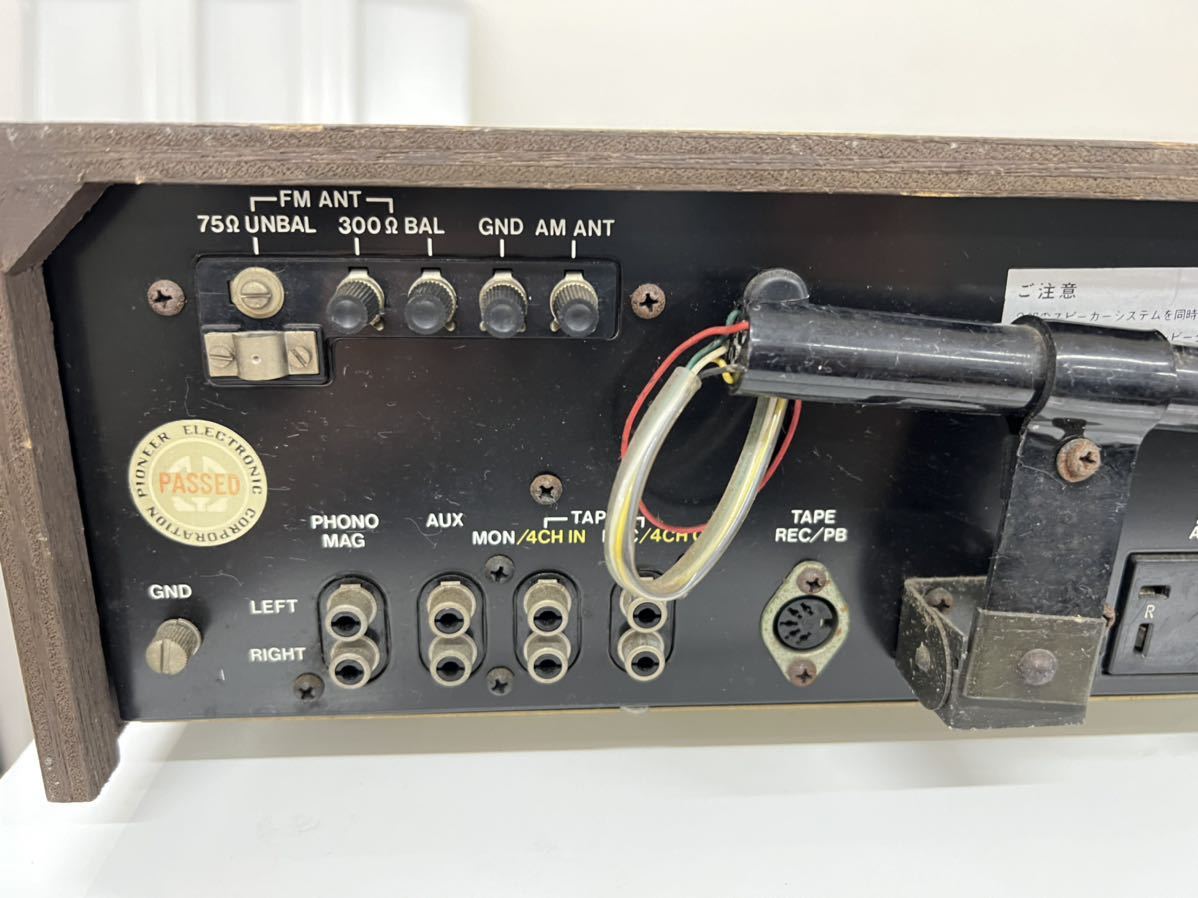 ジャンク！ PIONEER パイオニア STEREO RECEIVER FM/AM ステレオ