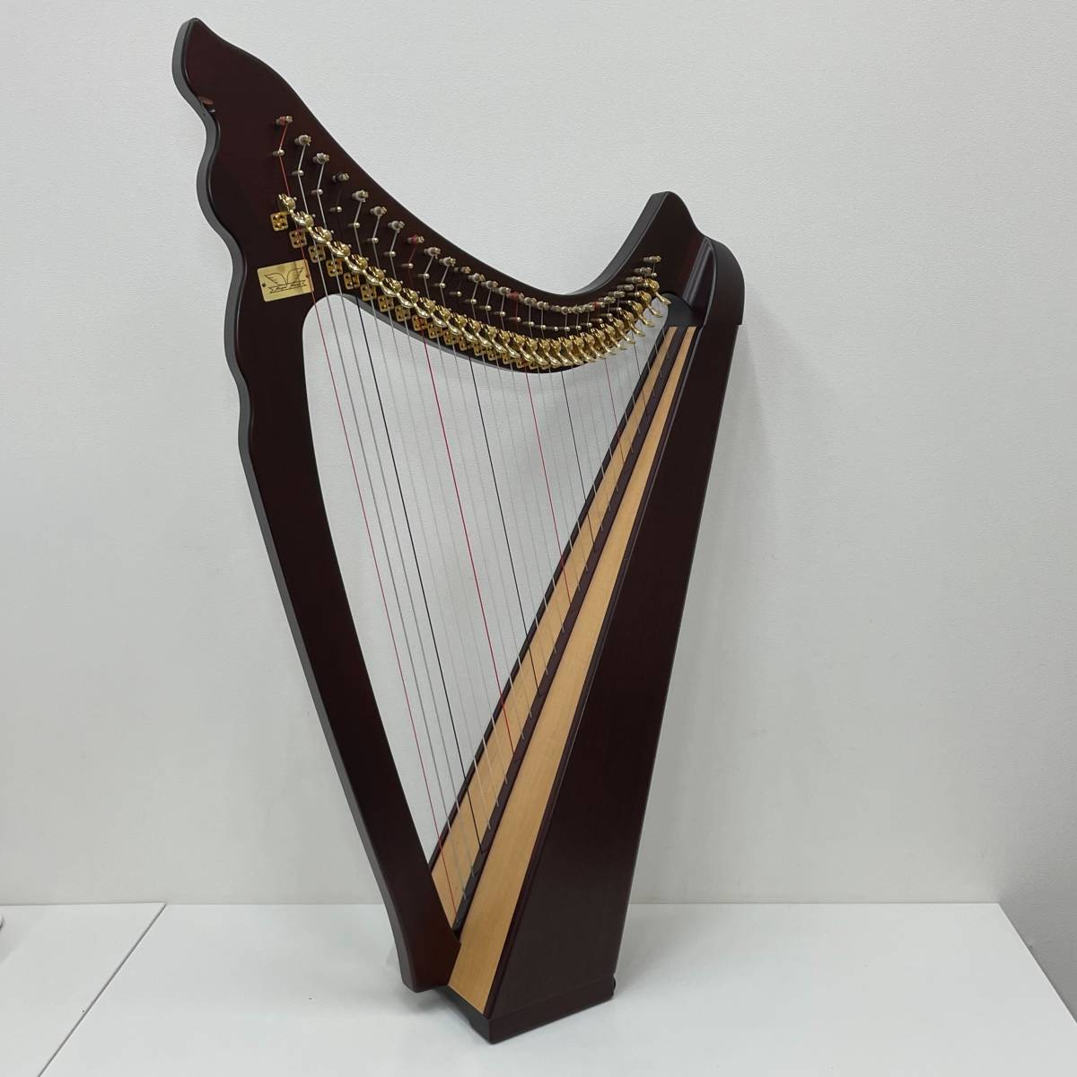 ANGEL harp 28弦 ソフトケース付 ハープ マホガニー 28弦 ソフトケース付 ハープ エンジェルハープ 横浜 弦楽器 良品 ANGEL