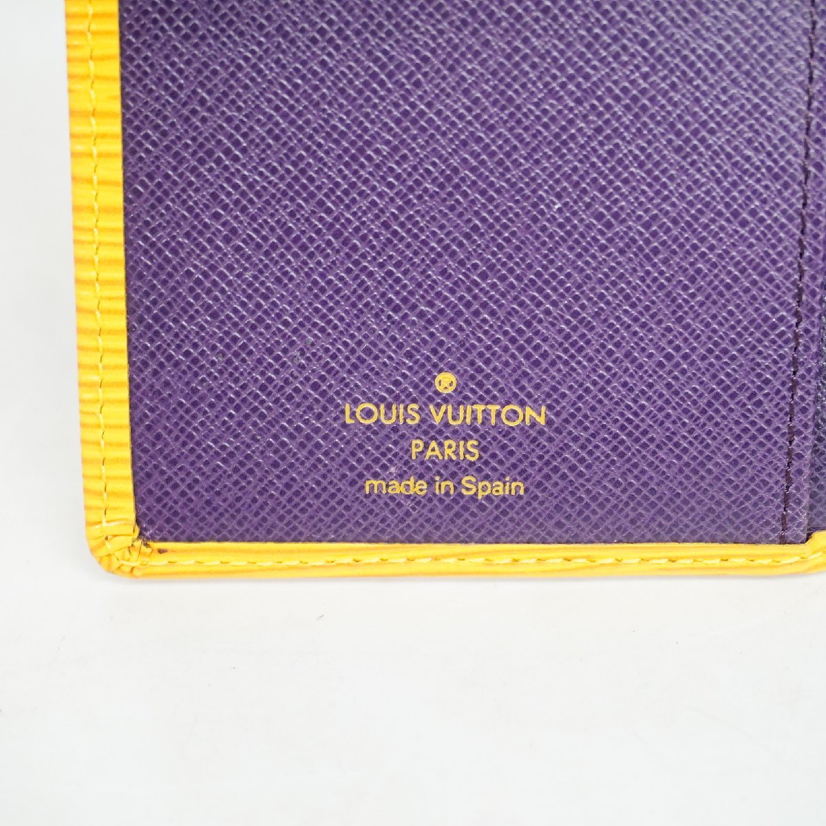 ルイヴィトン 手帳カバー エピ アジェンダポッシュ R20529 ジョーヌ  