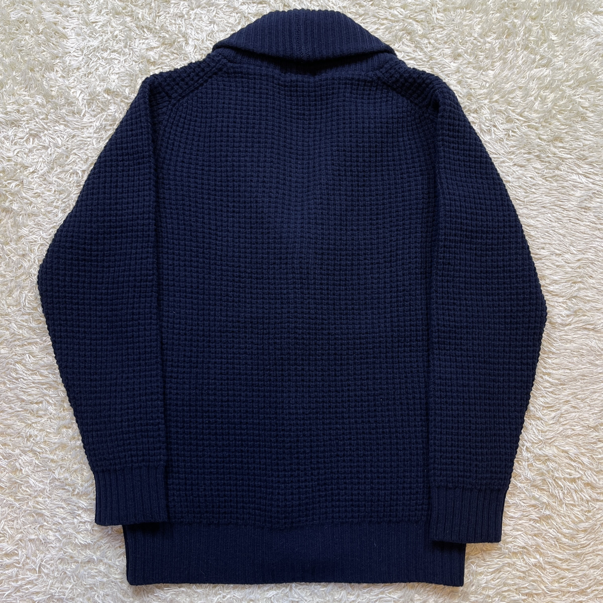 美品 バーバリーブラックレーベル ダッフルコート カーディガン ニット 