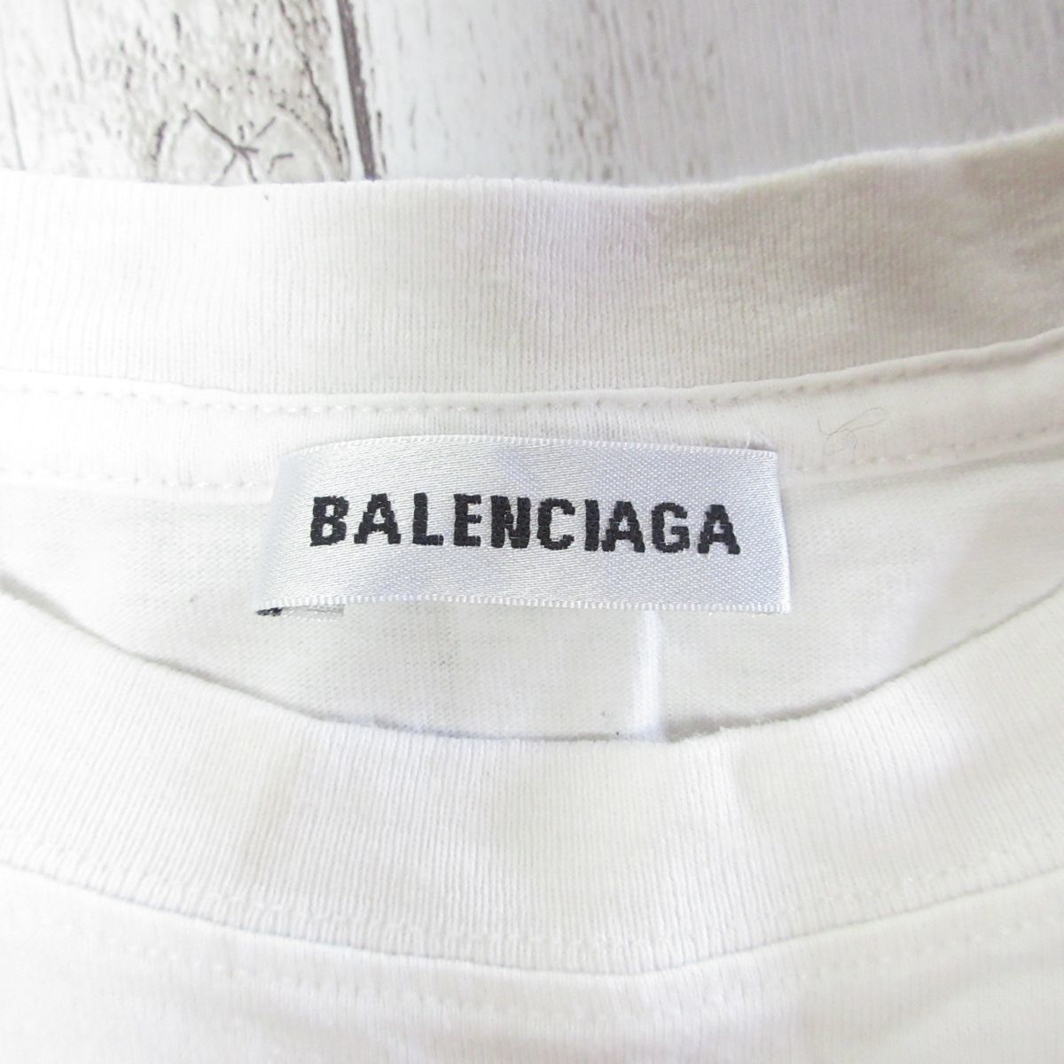 ほぼ美品 2018年モデル BALENCIAGA バレンシアガ 半袖 クルーネック T 