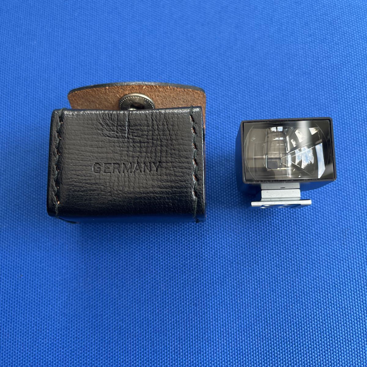 ライカ 外付け28mm ビューファインダー 新同品 皮ケース付 【公式通販】