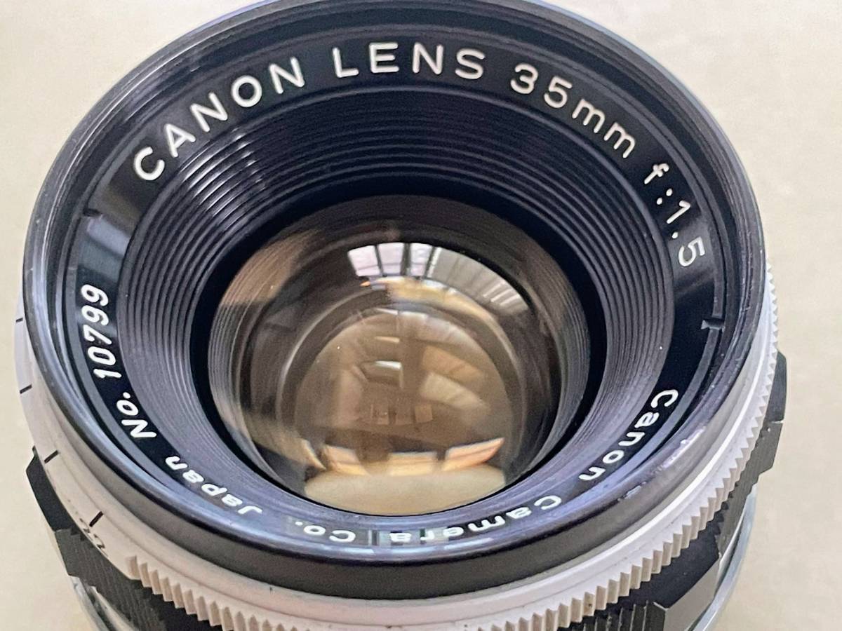Canon 35mm/F1.5 LTM ライカ Lマウント LTM キヤノン 純正フィルター・純正