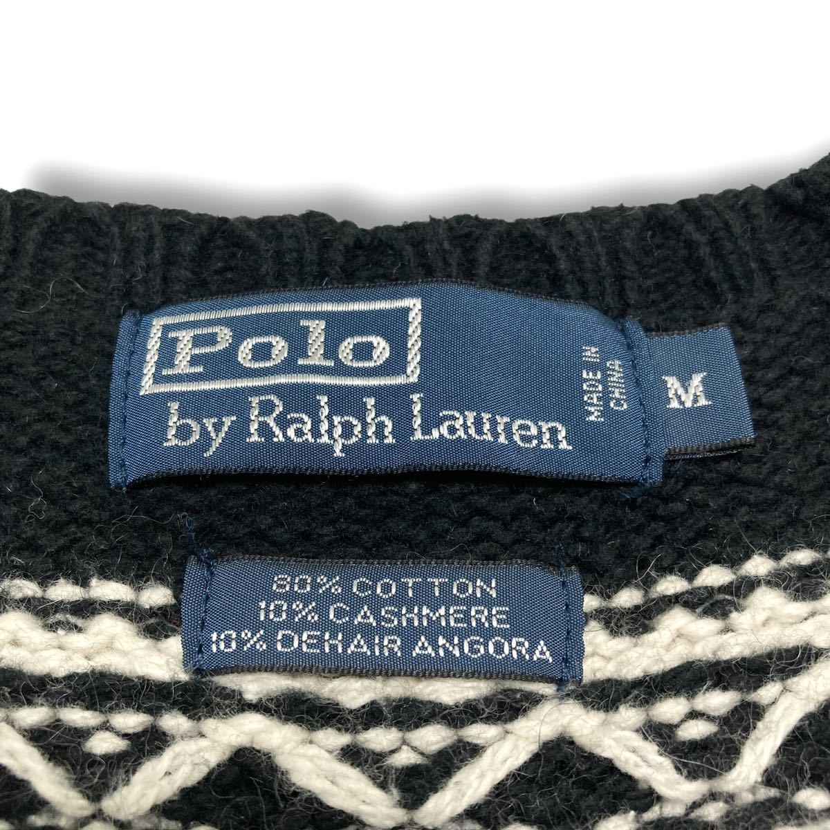 ポロラルフローレン ニット セーター カシミヤ アンゴラ ノルディック 
