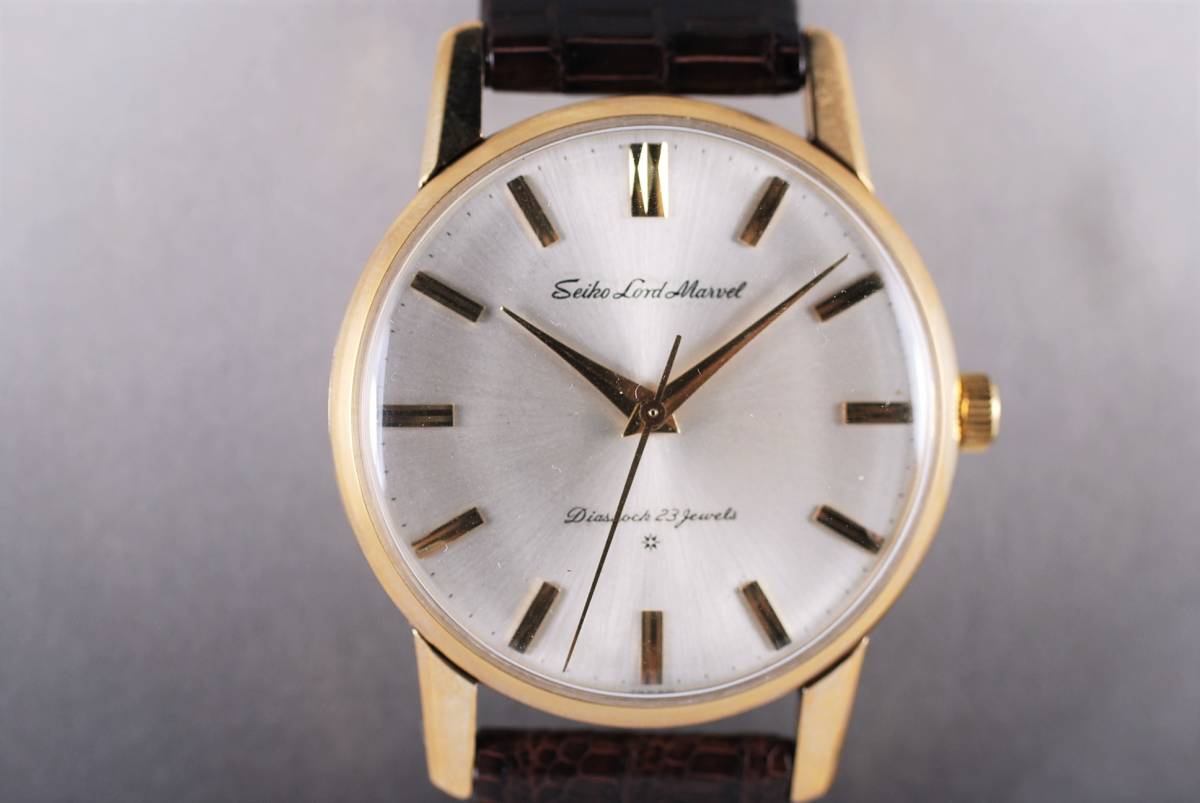 セイコー ロードマーベル K18 SEIKO 23石 手巻き マーベル 初期型 Ref 