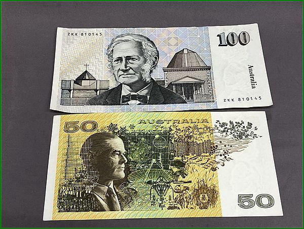 ★専用★　外国貨幣　オーストラリア1ドル　100枚　100AUD 旧紙幣 オーストラリア Yahoo!オークション 1ドル〜100ドル7種類
