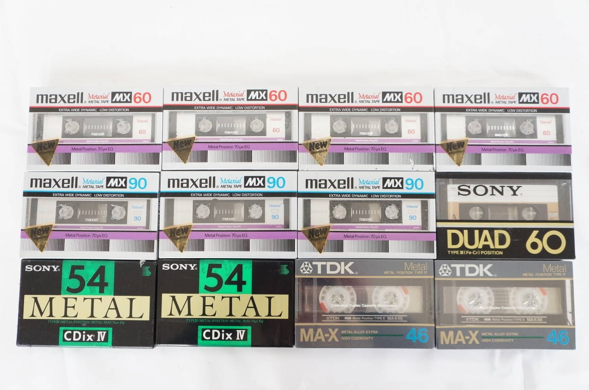 ③ maxell マクセル MX SONY ソニー CDixⅣ メタル 他 カセットテープ