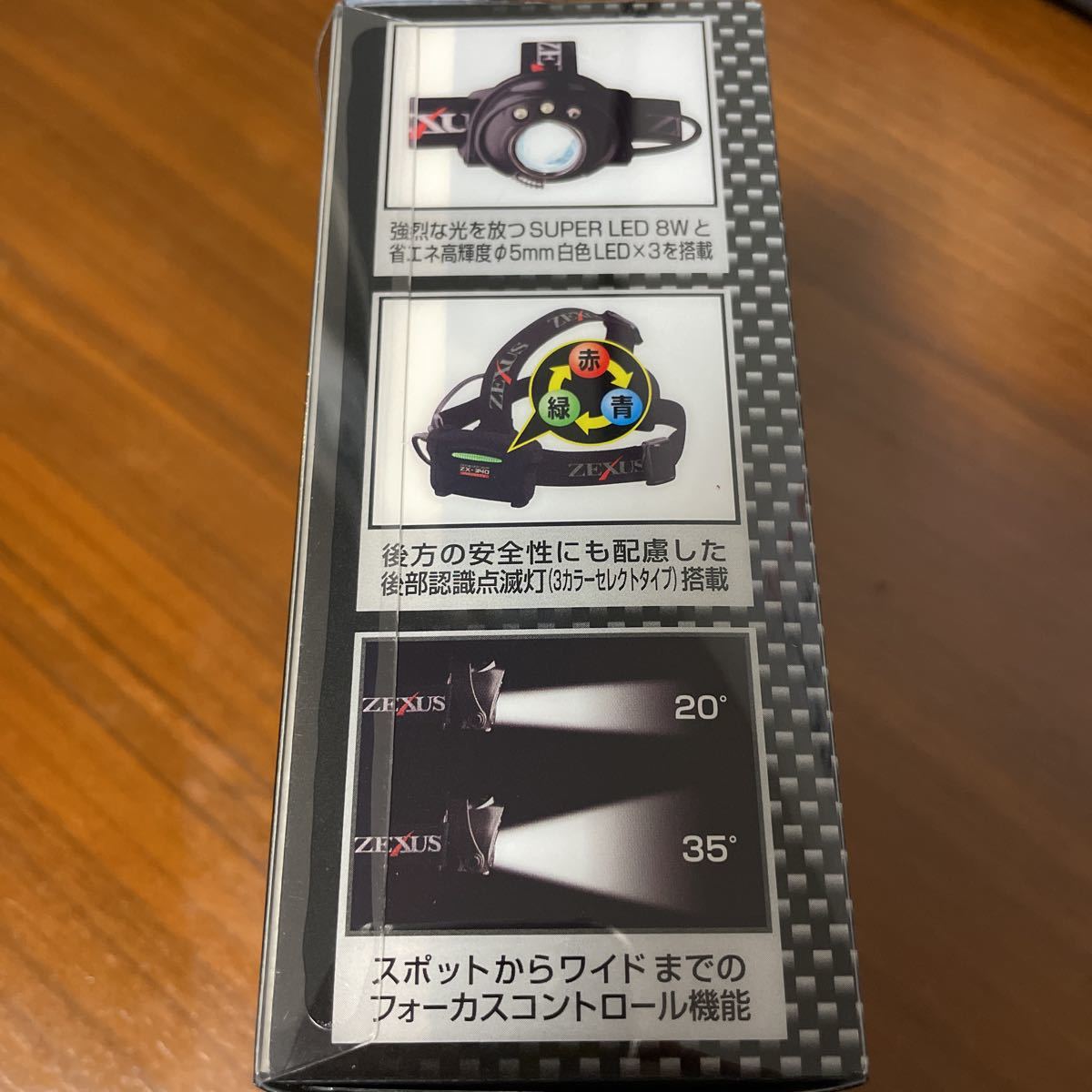ZX-340 ゼクサス 冨士灯器 LEDヘッドライト (ZX-340 “INFINITY 単三電池式