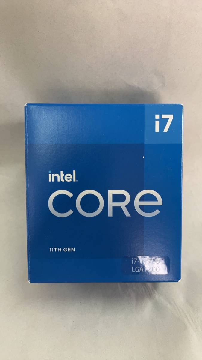 ☆1円スタート【ジャンク品】インテル CPU BX8070811700 シール付き