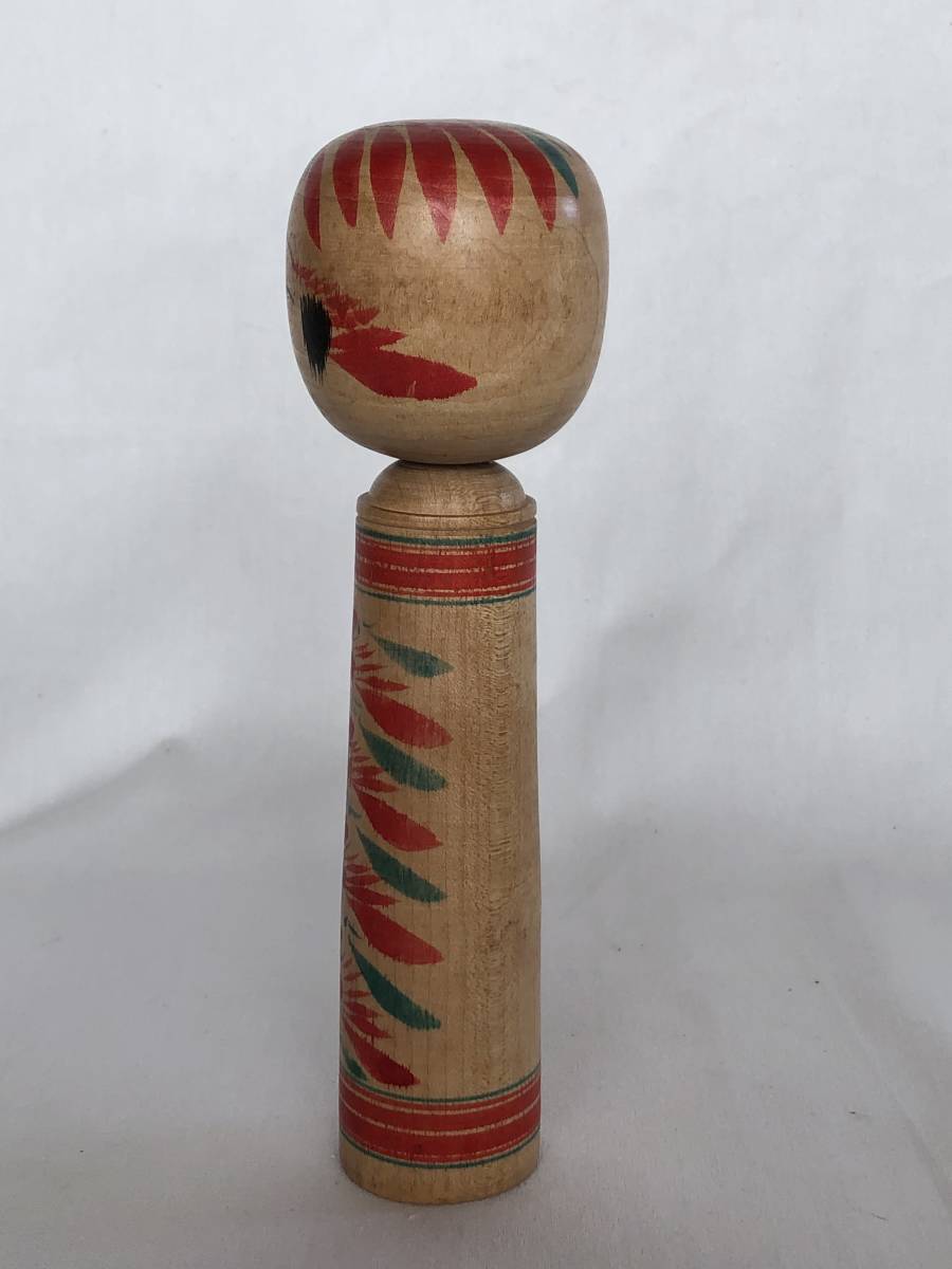 d5伝統こけし！希少　鈴木幸之助 伝統こけし 肘折系 鈴木幸之助 作品（21.0cm）(こけし)｜売買された