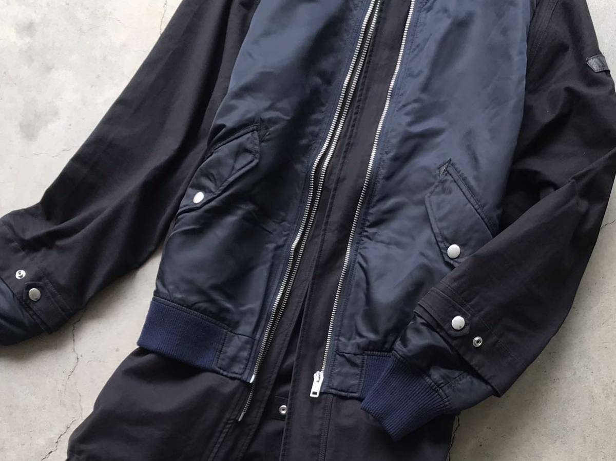 DIESEL [MA-1/M-65] ドッキングモッズコート M ディーゼル メンズ 