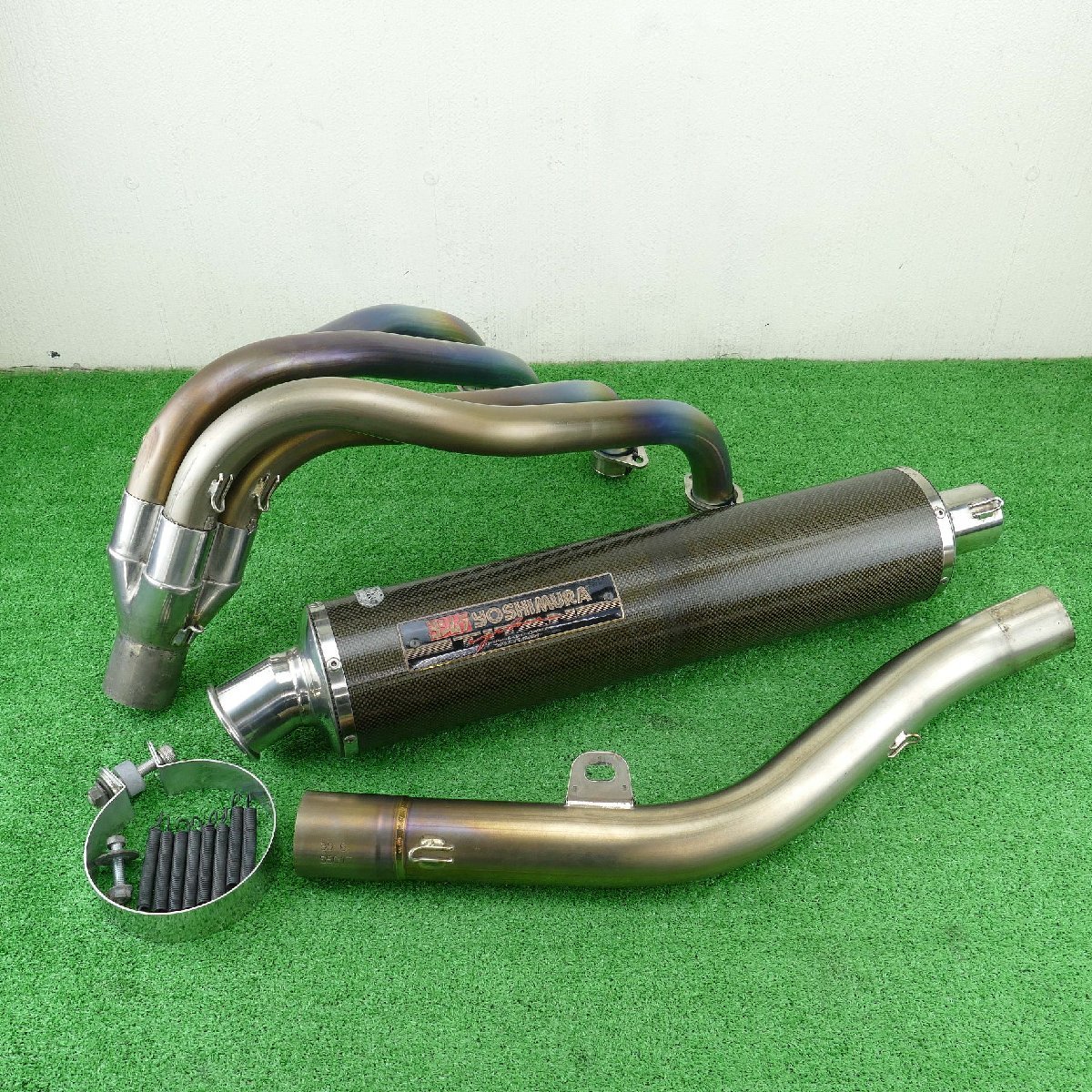 GSX-R1100W　ヨシムラ　チタン サイクロン　JMCA　フルエキ　社外 マフラー　水冷　GU75A GU75B GSXR1100