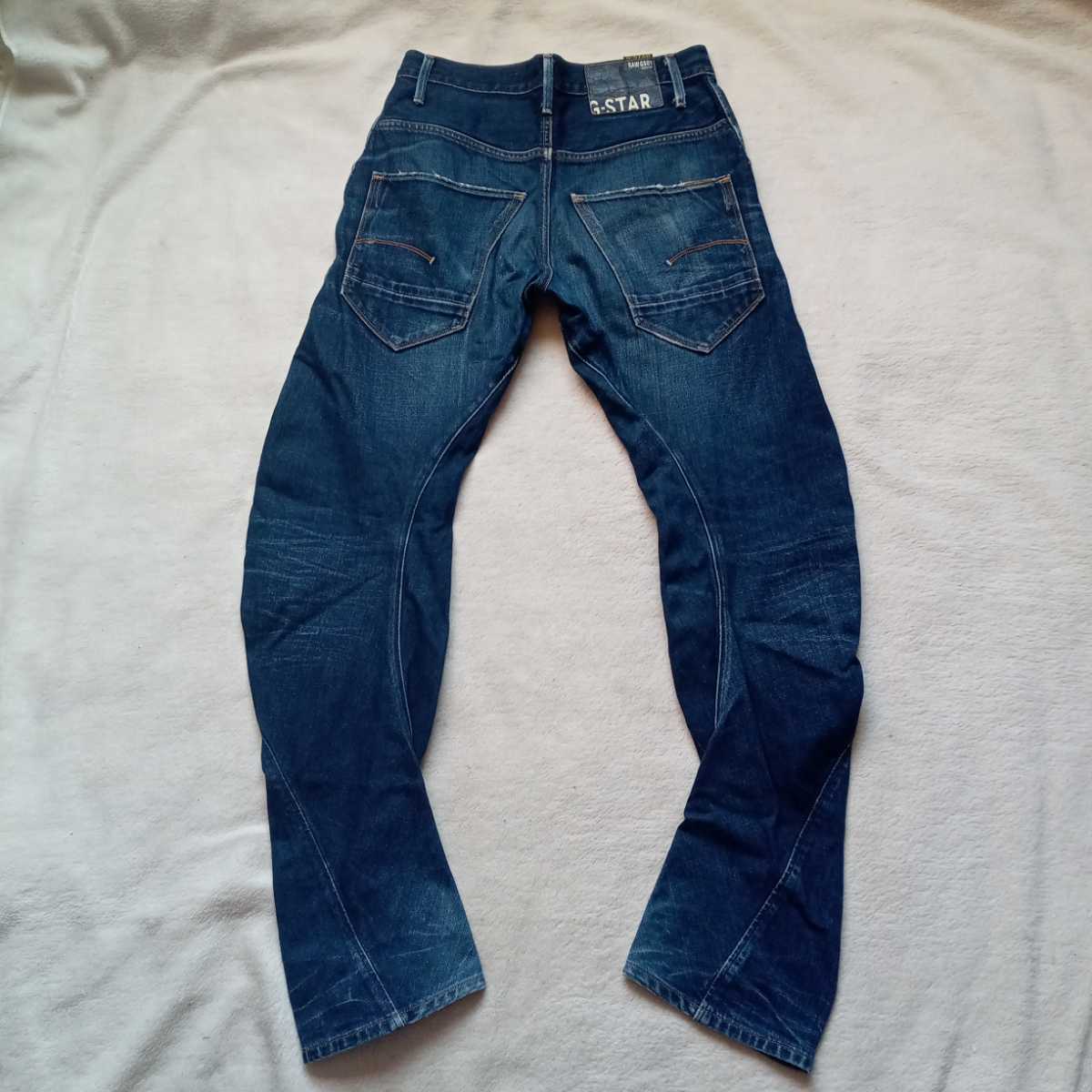ジースターロゥ 立体裁断 デニムパンツ 30×32☆g-star raw RAW G-STAR
