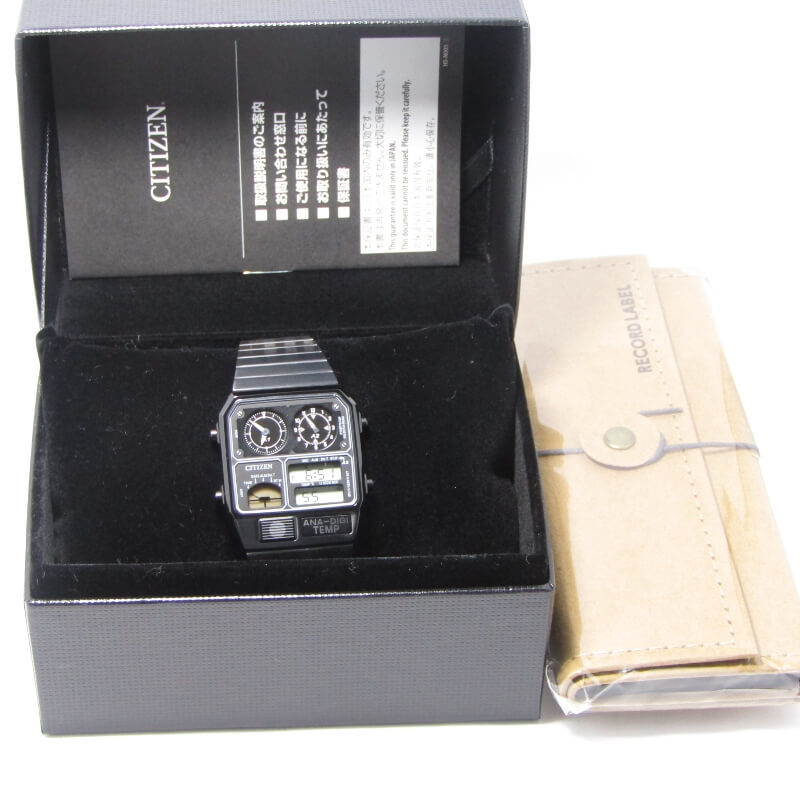 未使用 CITIZEN シチズン アナデジテンプ JG2105-93E 復刻 ANA-DIGI 