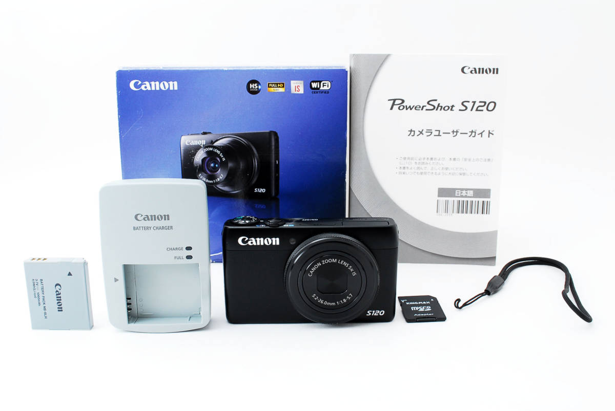 美品】キャノン Canon Powershot S120 《夜景に強いF値1.8レンズ搭載
