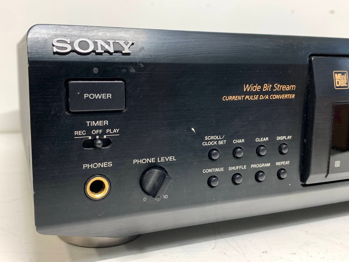 希少・美品SONY MDS-JE700 MDデッキ 純正リモコン 動作確認済 希少
