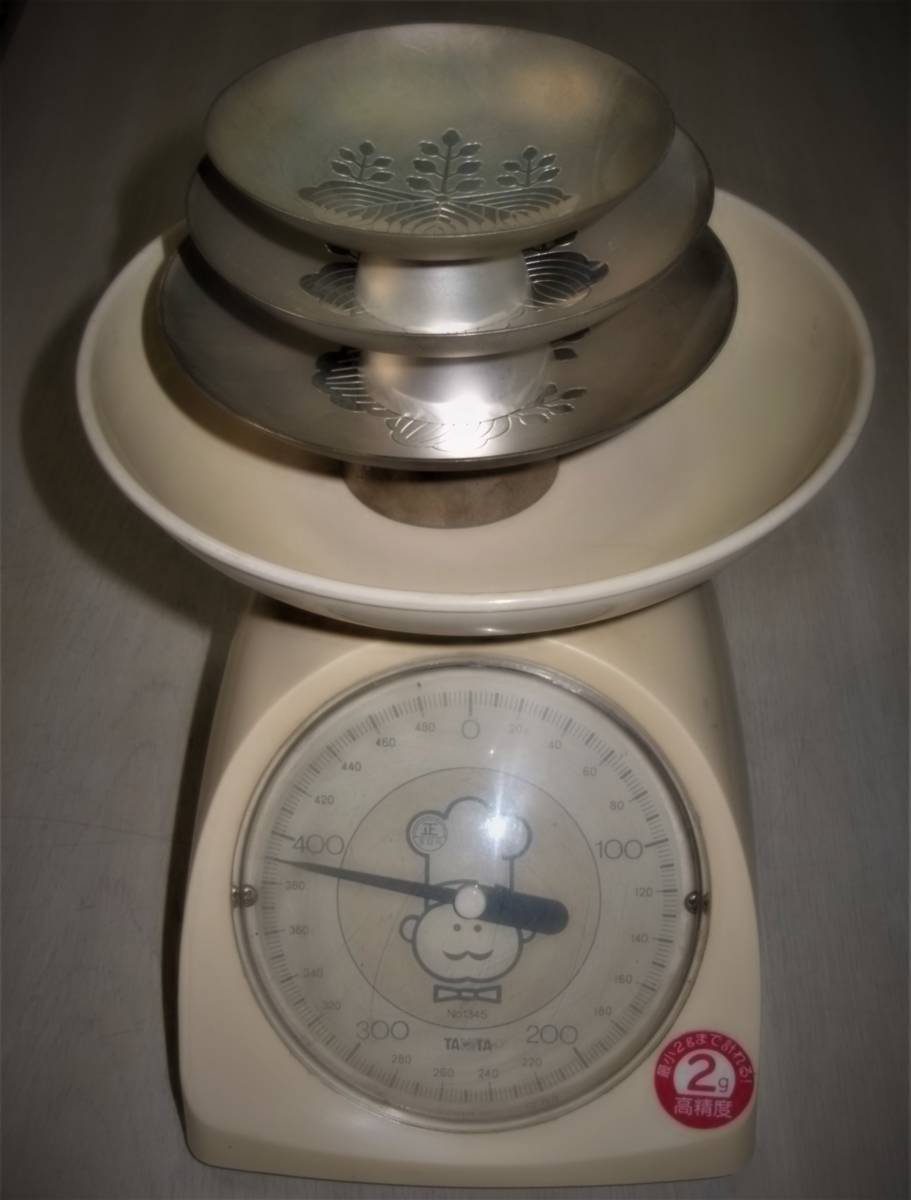 純銀製 銀杯 3枚セット 約390g シルバー SILVER 内閣総理大臣 贈
