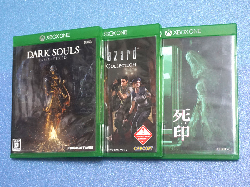Xbox One用国産ゲーム3本セット（ダークソウル、バイオコレクション、死印）