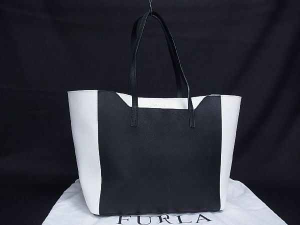 1円 □美品□ FURLA フルラ ファンタジア レザー トートバッグ 