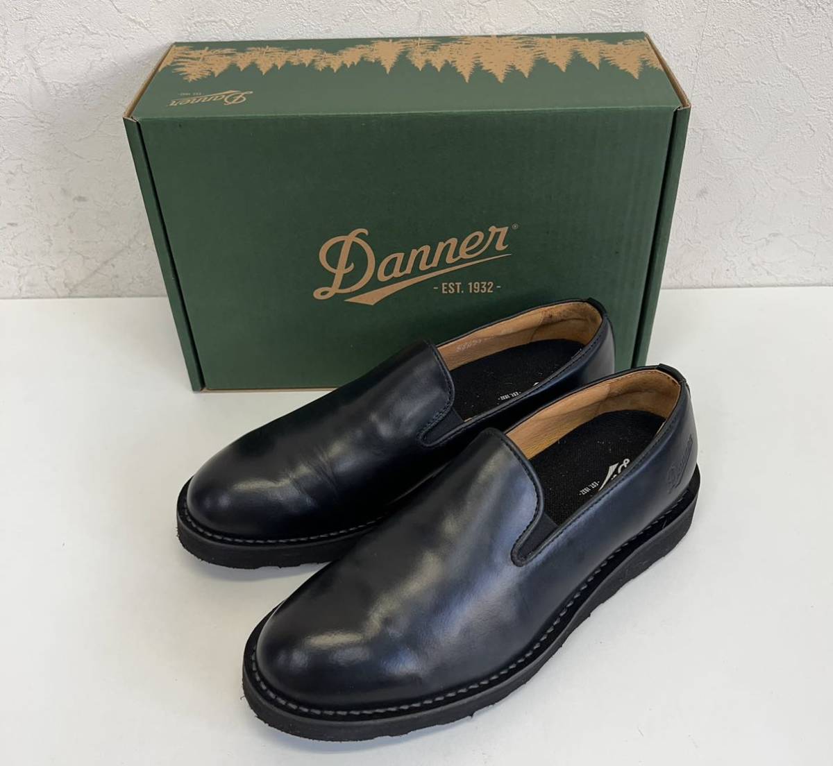 DANNER D-910111 ARLINGTON SLIP NIGHT BLACK size 8.5 箱付き ダナー 