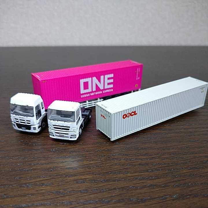 ジオコレ トミーテック 1/150 コンテナトラック16台 公式]鉄道模型 
