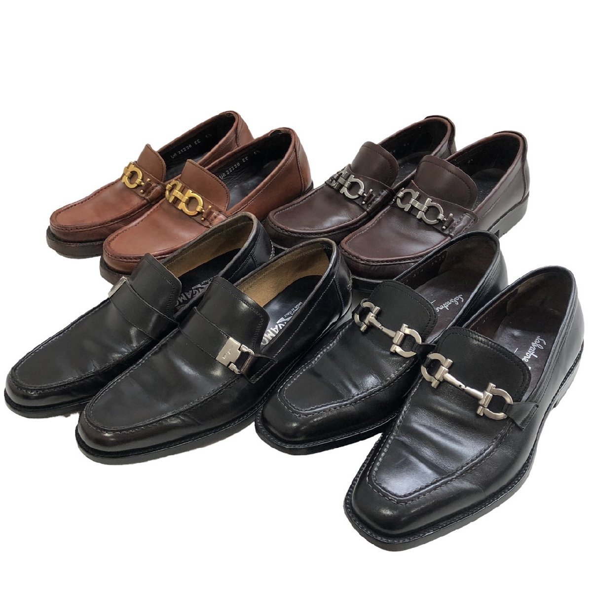 Salvatore Ferragamo フェラガモ ローファー4点セット ビット 