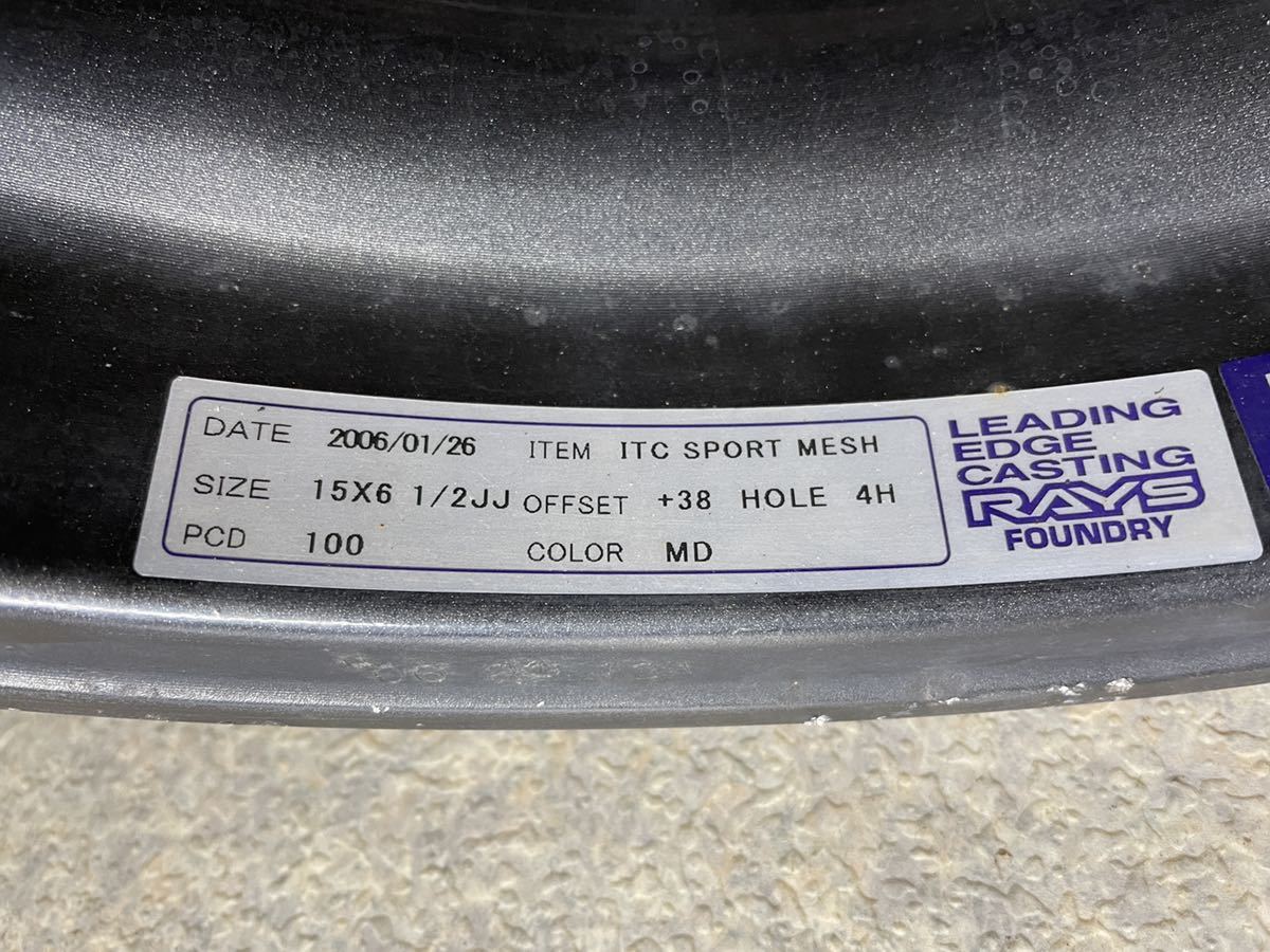 RAYS SEBRING レイズ セブリング ITC SPORT MESH JAPAN 15インチ 15x6 