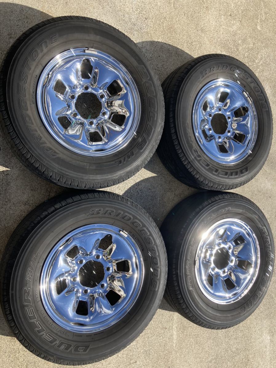 驚きの破格値，品質保証 ハイエース メッキスチールホイル ブリヂストン デューラーH/L 850 純正ホイール 215/70/15 195/80/15(純正品)｜売買されたオークション情報、yahooの商品情報をアーカイブ公開 - オークファン 純正品