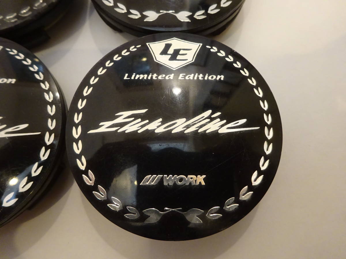 WORK Euroline Limited Edition ホイール センターキャップ 4個 