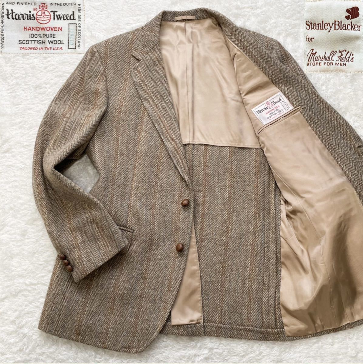stanley blacker Harris Tweed ヴィンテージ ブレザー（スタンリー 