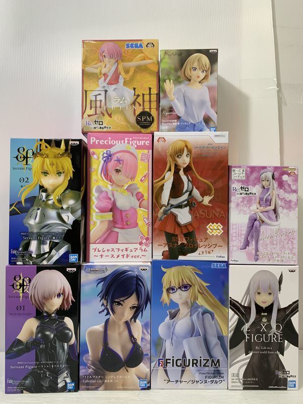 驚きの破格値，新作 HC260-221102-53 美少女フィギュア 大量まとめセット リゼロ Fate カッコウの許嫁 SAO アイマス ラム アスナ 速水奏 エキドナ 他(コミック、アニメ)｜売買されたオークション情報、yahooの商品情報 その他