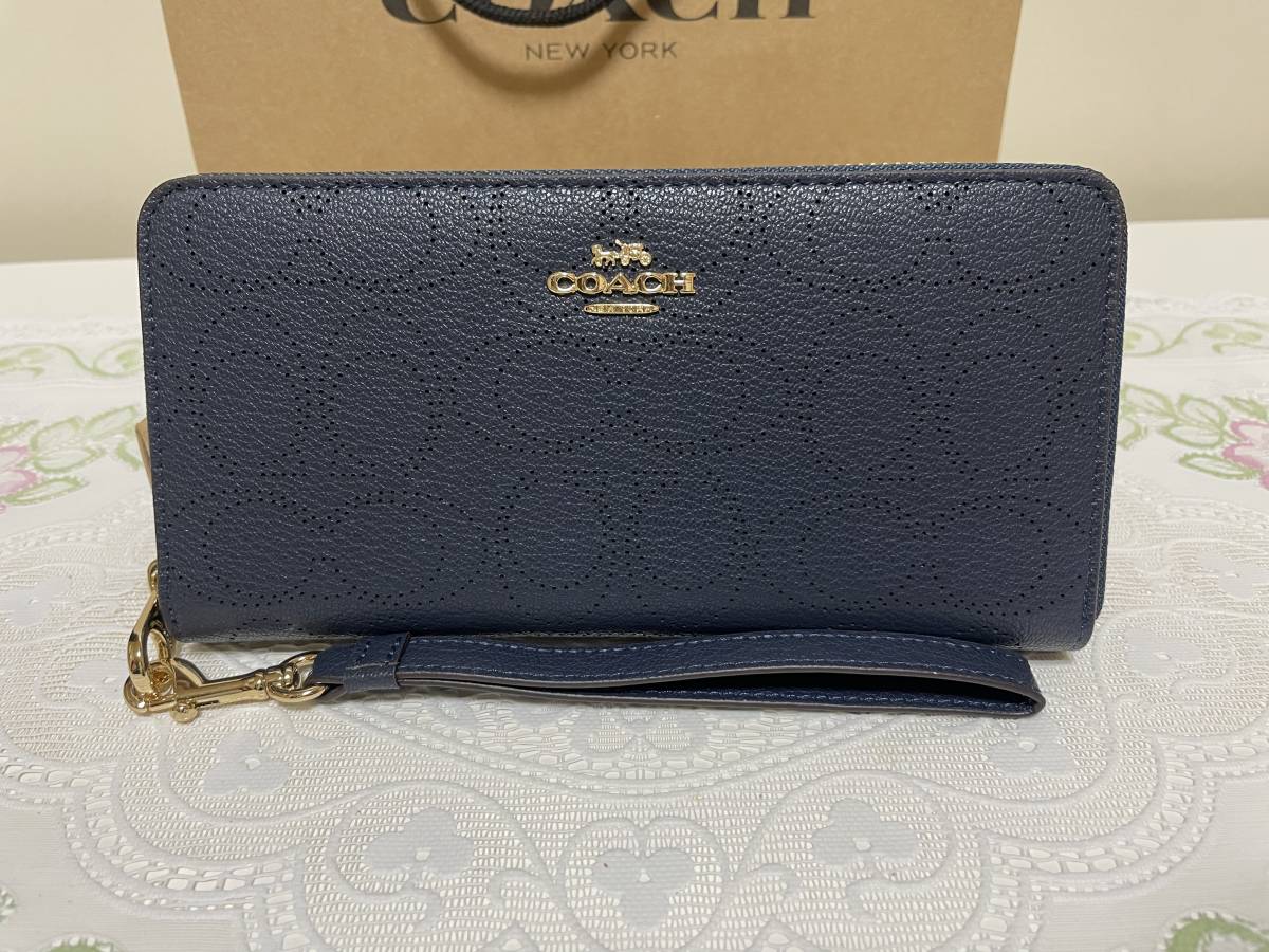 「096」1円スタート【新品-未使用】コーチ COACH 女性用長財布