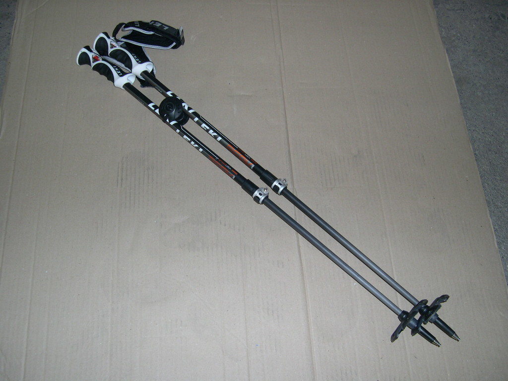 PEAK VARIO S トリガーS搭載 伸縮式(100-125cm) 美品 ポール スキー