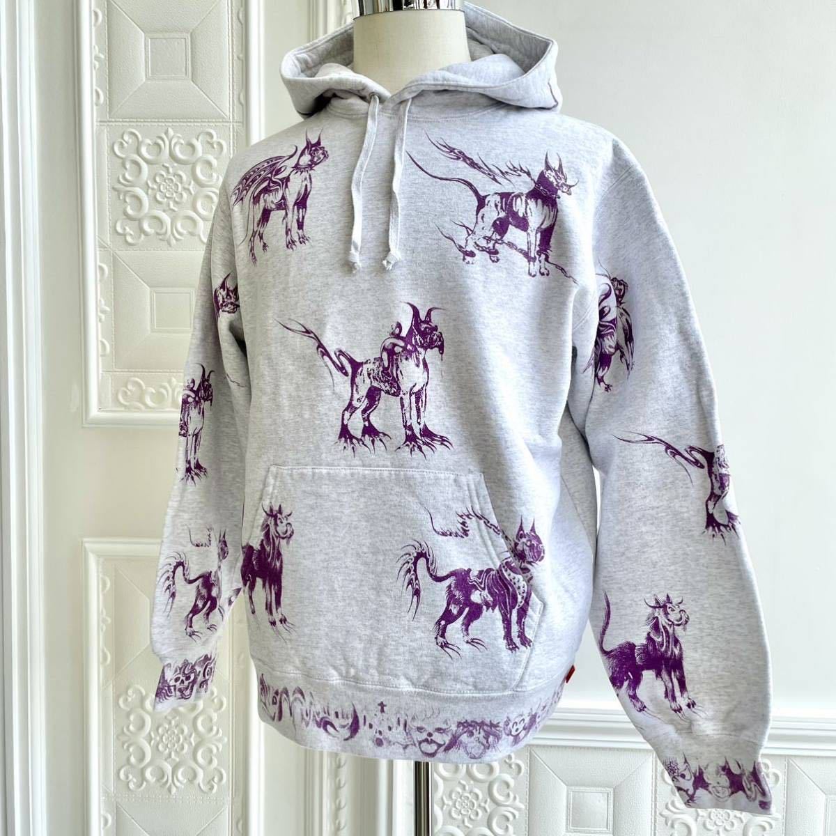 ◇新品未使用◇Supreme Animals Hooded Sweatshirt Ash Grey M 