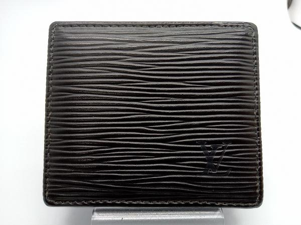 【極美品】ルイヴィトン エピ ケース ポルトモネ ボワット ブラック 美品 LOUIS VUITTON エピ ポルトモネ ボワット MI0034 コインケース