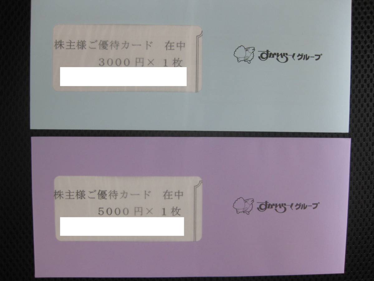 すかいらーく 最新 | 株主優待券 8000円分（2000円4枚 公式 