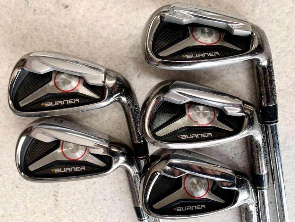 1円 TaylorMade テーラーメイド BURNER アイアン セット 5本 5，7，8