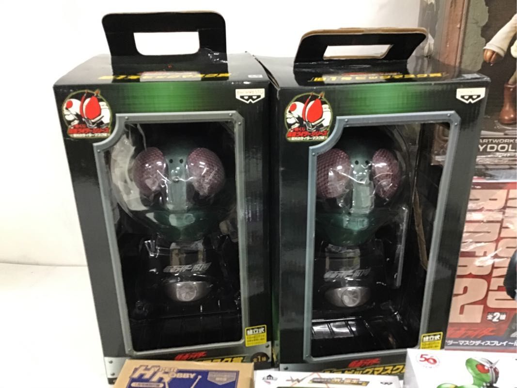 同梱不可 ジャンク 1円〜 Yahoo!オークション - 仮面ライダーオーズ 仮面ライダー ライダーマスクディスプレイ等 ライダーマスクディスプレイ 仮面ライダー、ウルトラマンティガ、セブン他 一番くじ ウルトラマン 「仮面ライダー ビッグマスク賞 ☆ジャンク☆ 仮面ライダー旧1号