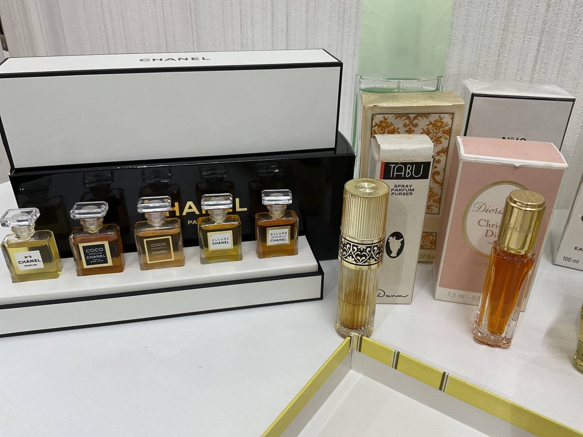 中古香水おまとめ・未使用品含・CHANEL／Dior／Tiffany ほか 【587