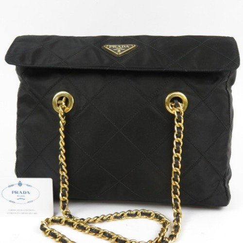59531☆1円スタート☆PRADA プラダ 三角ロゴ ヴィンテージ チェーン