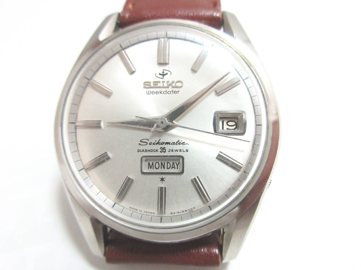 セイコーマチック35石 ウィークデーター 6218(セイコー)｜売買された 