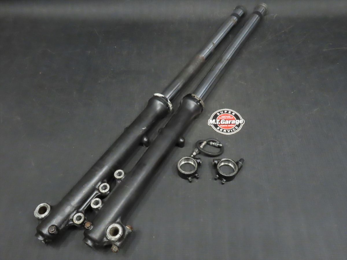 1982年 Z400GP KZ400M フロントフォーク左右&エアジョイントset 1982年 Z400GP KZ400M フロントフォーク左右&エアジョイントset