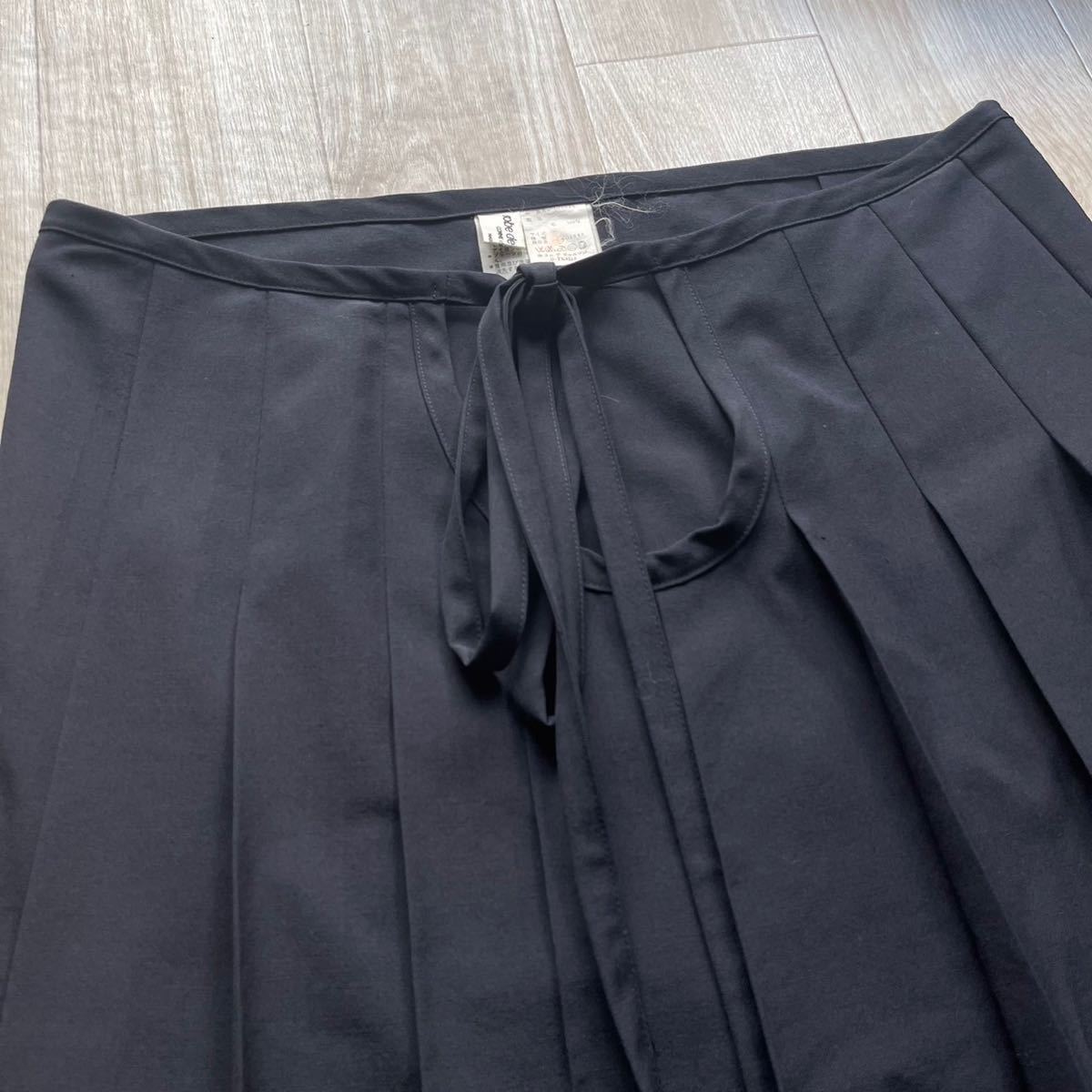1996 robe de chambre COMME des GARCONS プリーツ スカート ローブド