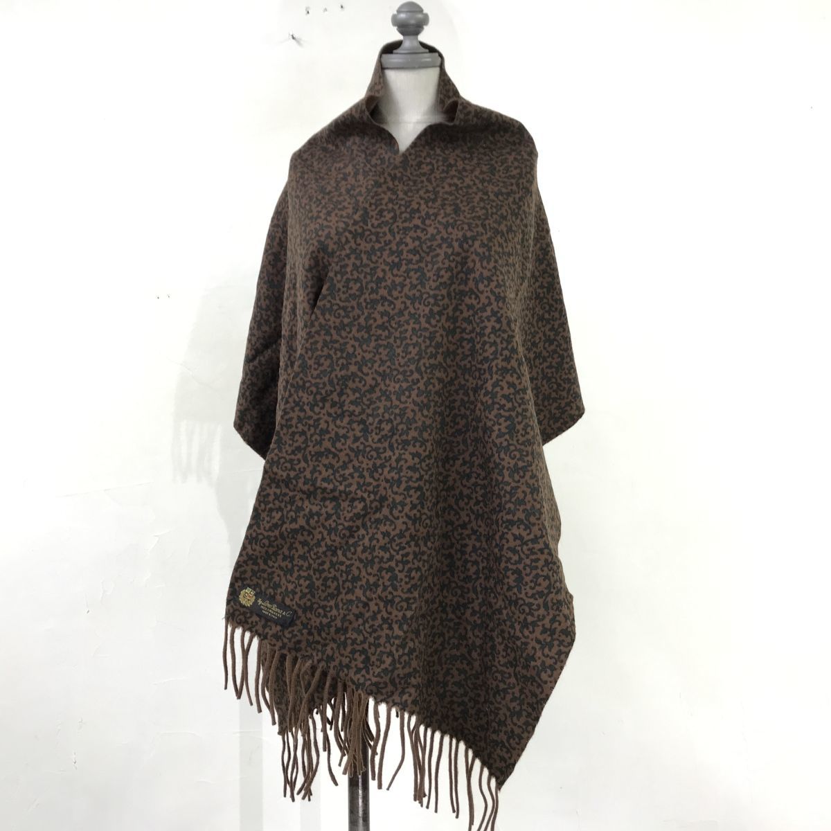 N166-D◇美品◇イタリア製◇ Loro Piana ロロ・ピアーナ 大判 マフラー 
