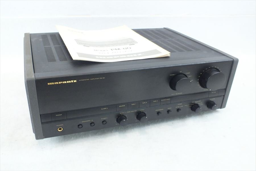 ☆ marantz マランツ PM-80 ブラック アンプ 取扱説明書有り 中古 現状品 221007T3358 PM-80 マランツ プリメインアンプ 0 Cmarantz 動作品