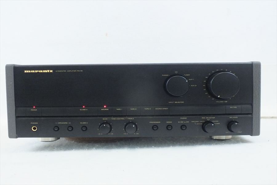☆ marantz マランツ PM-80 ブラック アンプ 取扱説明書有り 中古 現状品 221007T3358 PM-80 マランツ プリメインアンプ 0 Cmarantz 動作品
