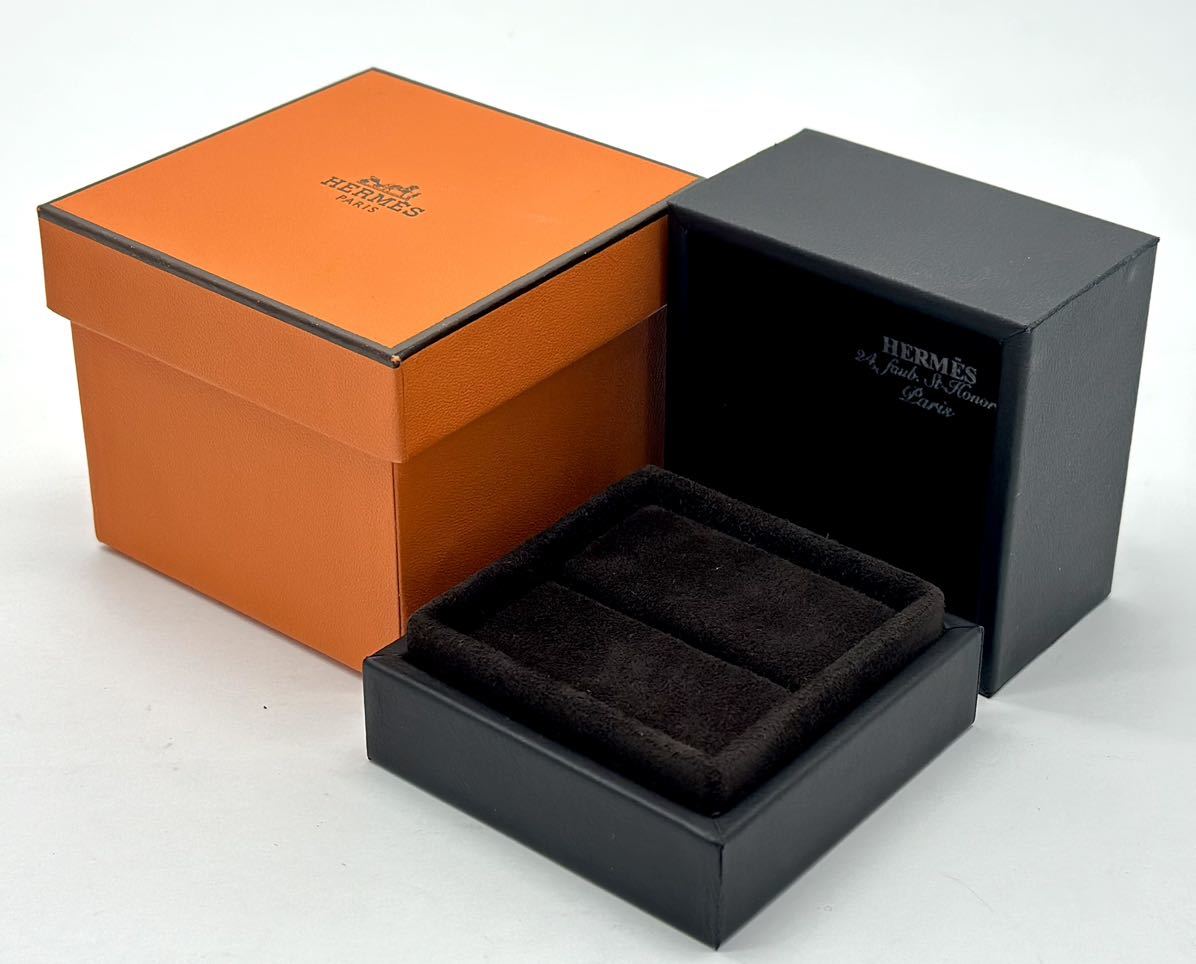 エルメス アクセサリーケース HERMES ブラウン 楕円形 アクセサリー