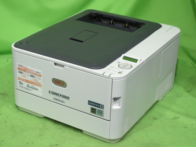 no.0203 オパールとカラフルなフリンジ A15426] ☆送料無料 OKI COREFIDO C531dn ☆使用少2785枚! A4 カラー